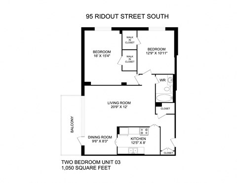 95 Ridout Street South 2 Beds Apartment for Rent - Photo Gallery 13